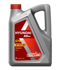 Масло HYUNDAI XTeer G700 5W40 SP (4л) синтетика