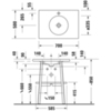 Duravit Cape Cod 2339700000 Раковина накладная 700х500мм без перелива, с 1 отв под смес, цвет: белый