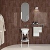 Kerama Marazzi Cono CO.mi.P.42/WHT Зеркало овальное 42, белое матовое