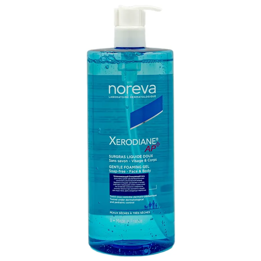 Гель мягкий очищающий Noreva Xerodiane AP+ Surgras Liquide Doux 1 л