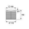 TECE TECEdrainpointS 3660001 Накладная панель для трапа 10