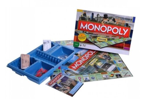 Настольная Игра - Монополия - с Городами России