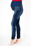 Джинсы для беременных (SLIM) 09814 синий