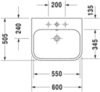 Duravit Happy D.2 2318600030 Раковина мебельная