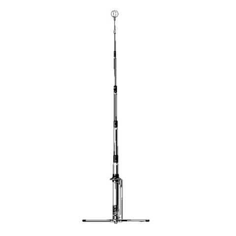 Базовая вертикальная антенна CB / КВ диапазона SIRIO GPE 5/8