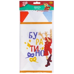 Скатерть п/э Буратино 130х180см