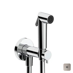 Almar E136013.NB Гигиенический душ со шлангом 125 см, вывод с держателем и смеситель с прогрессивным картриджем, цвет никель брашированный фото