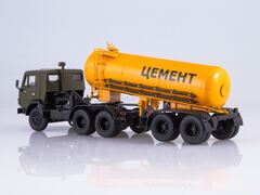 KAMAZ-54112 with semitrailer-cement TC-11 1:43 PAO KAMAZ