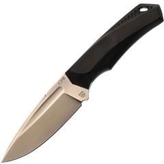Фото Нож Pocket Wolf Мини Тактик с долом, сталь CPR, рукоять G10 черный