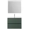 BelBagno UNO-MINI-700-2C-SO-VO База под раковину подвесная с фрезерованными ручками по всей длине фасада с двумя выкатн. ящ., Еловый Мат., 700x395x608