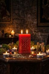 Руническая свеча Женское счастье "Замужество"