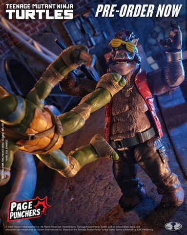 Фигурка Бибоп с комиксом IDW Publishing Teenage Mutant Ninja Turtles: Bebop & Rocksteady