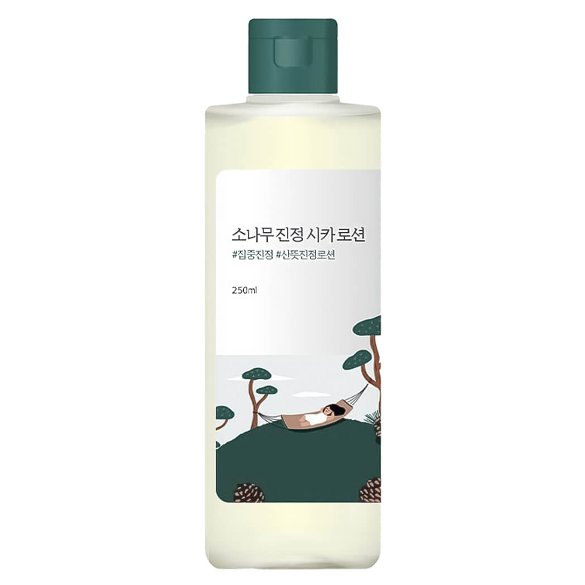 Тоник с экстрактами сосны и центеллы ROUND LAB Pine Calming Cica Toner 250мл