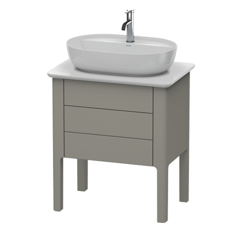 Duravit Luv LU956509292 База напольная, 743x688x450,1 выдв.ящик,1 выдв.ящик, цвет каменно-серый шелковисто-матовый
