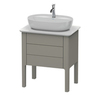 Duravit Luv LU956509292 База напольная, 743x688x450,1 выдв.ящик,1 выдв.ящик, цвет каменно-серый шелковисто-матовый