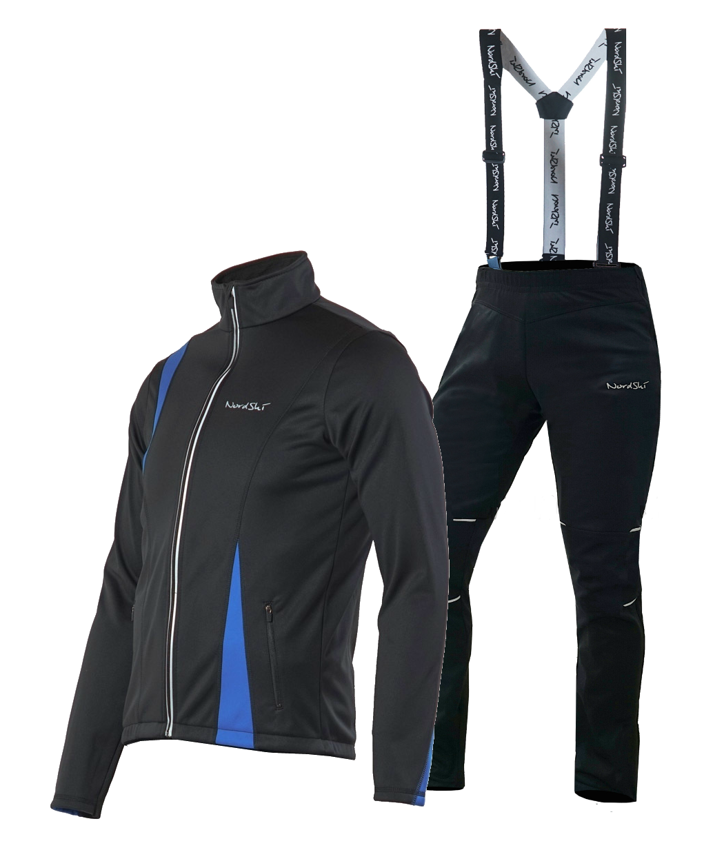 Nordski Active Premium мужской лыжный костюм black-blue