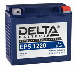 Аккумулятор DELTA 12V 24Ah (EPS1220 NANO-GEL VRLA)