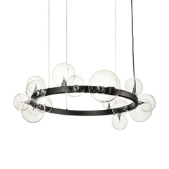 Люстра 8828P/S black/clear