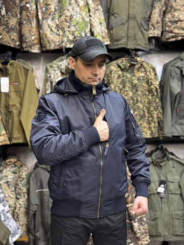 Куртка бомбер Corbona Деми Синий