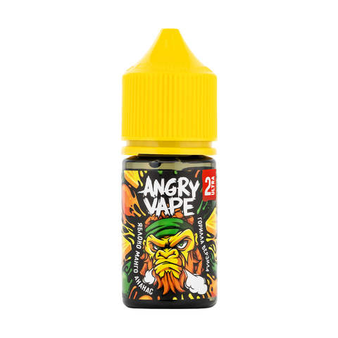 Жидкость Angry Vape Salt 2% ULTRA 30 ml - Горилла Верзила (яблоко с манго и ананасом)