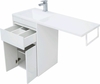 Aquanet Токио 239204 Тумба с раковиной, цвет: белый