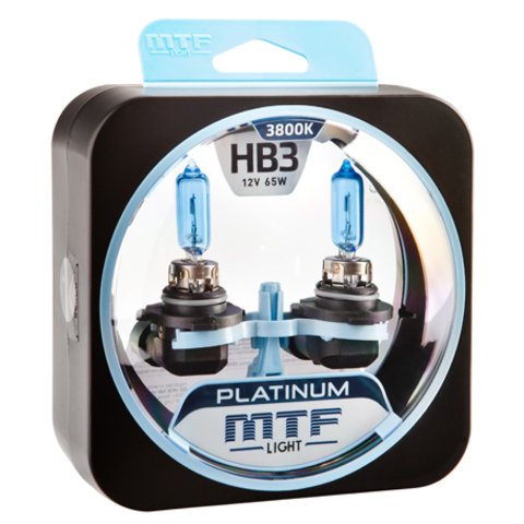 Галогенные автолампы MTF Light серия PLATINUM HB3(9005), 12V, 65W