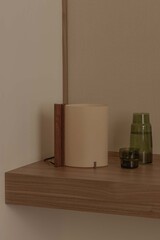CATA Настольная лампа орех LED 2W 2200K
