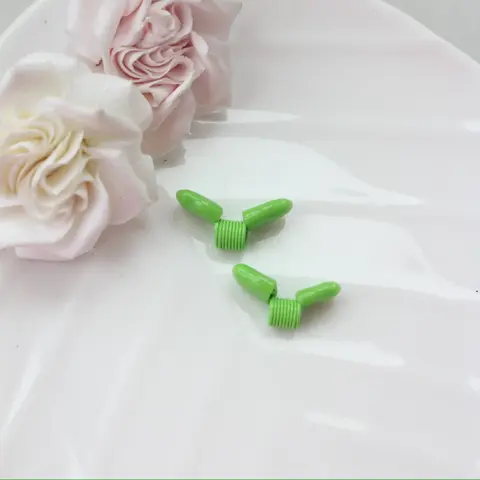 Пружина-стоппер 22 мм (Bead Stopper), цвет зелёный, 2 штуки, И015