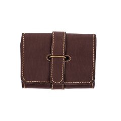 Секция двухрядная 7,62, коричневая, гладкая кожа, ХСН
