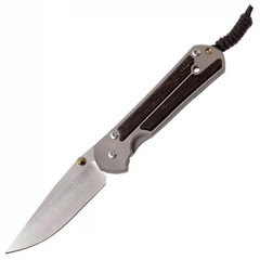 Фото Складной нож Chris Reeve Large Sebenza 21, сталь S35VN, рукоять титановый сплав со вставкой из дуба
