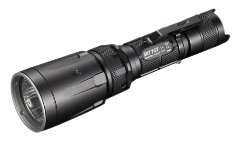 Фонарь ручной Nitecore SRT7GT Kit черный лам.:светодиод. 18650/CR123x1