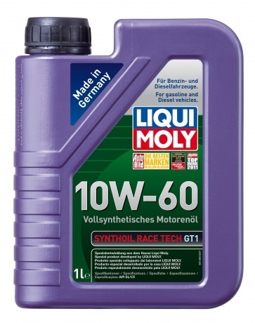 Моторное масло Liqui Moly Synthoil Race Tech GT1 10W60 синтетическое 1л (вышел срок годности)