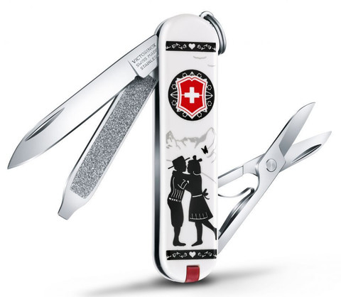 Нож-брелок Victorinox Classic LE 2018, 58 mm, 7 функций, 
