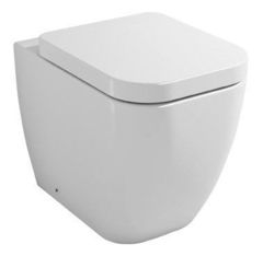 BelBagno BB10100CB Унитаз приставной, P-trap, цвет: белый фото