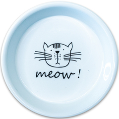 Mr.Kranch MEOW миска керамическая для кошек белая 200 мл