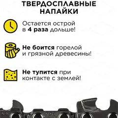 Цепь пильная в кольце DDE 91VST 3/8