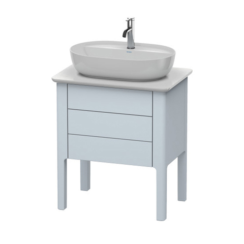 Duravit Luv LU956509797 База напольная, 743x688x450,1 выдв.ящик,1 выдв.ящик, цвет светло-голубой шелковисто-матовый