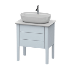 Duravit Luv LU956509797 База напольная, 743x688x450,1 выдв.ящик,1 выдв.ящик, цвет светло-голубой шелковисто-матовый фото