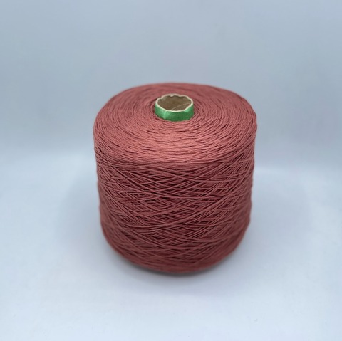 Бобинная пряжа (пр.Италия), art-USA Cotton supersoft , 325м/100гр. 100% Хлопок Pettinato(чесаный хлопок) цвет-Сухая земляника, арт.29970