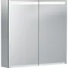 Geberit Option 500.205.00.1 Зеркальный шкаф с подсветкой, две двери, 75см70x15см