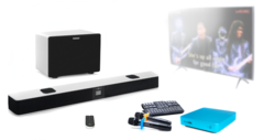 Evolution EvoBox Plus с микрофонами и саундбаром