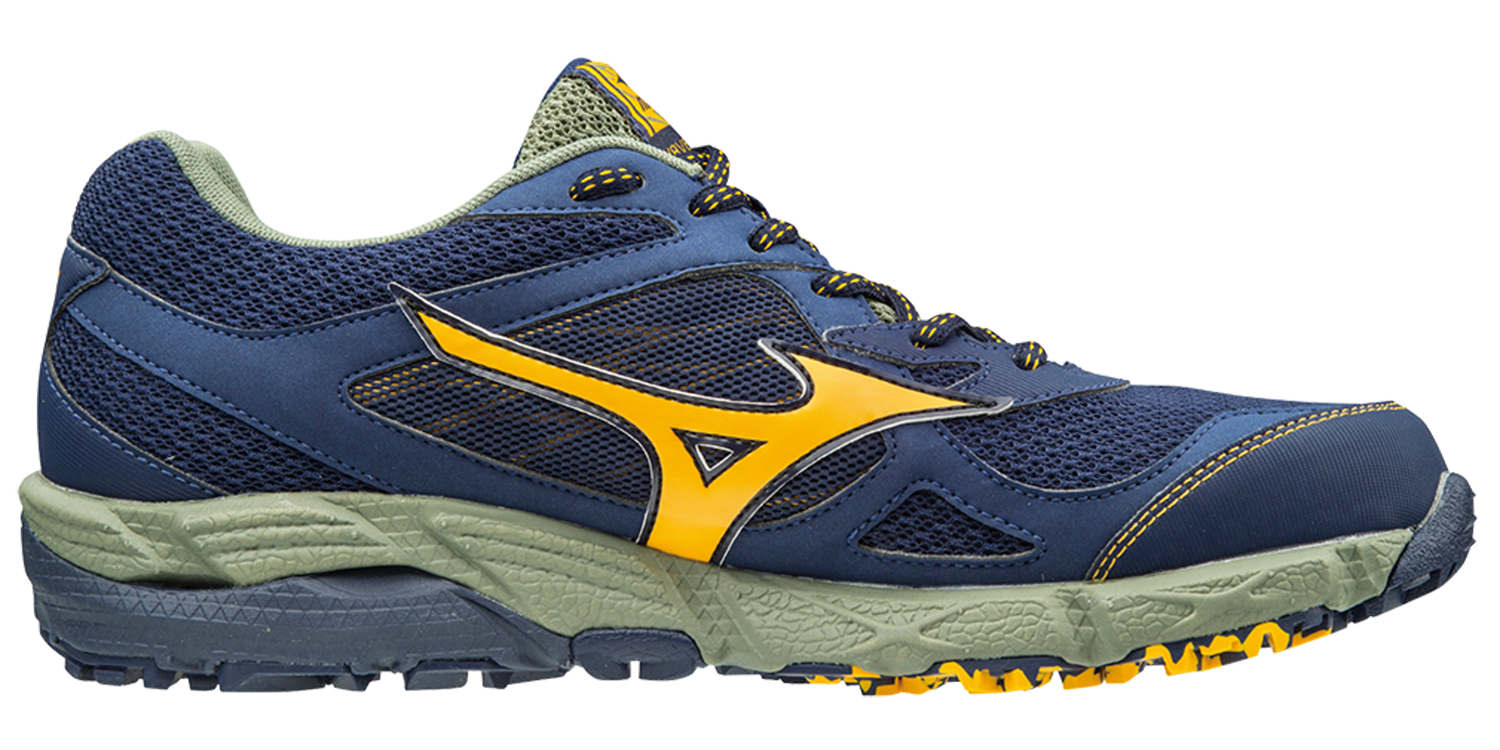 Беговые кроссовки мужские Mizuno Wave Kien 4 GoreTex dark blue