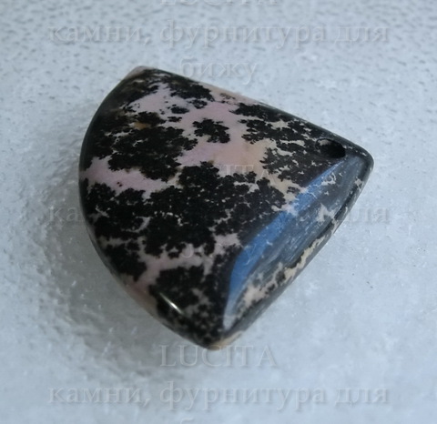 Подвеска Родонит №35 (47х35х6 мм) ()