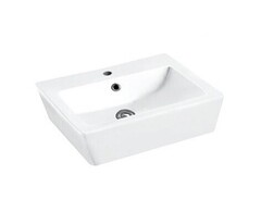 Jaquar JDS-WHT-25933 Раковина, Jaquar, JDS, шгв 560*425*170, отверстия для смесителя-1, цвет-белый фото