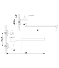 Смеситель универсальный LEMARK UNIT – LM4517C