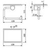 Kludi Vela R 58971N0 Держатель туалетной бумаги, цвет: золото