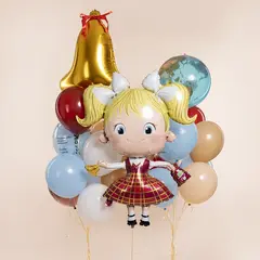 Сет гелиевых шаров Девочка ученица