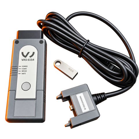 VAS 6154A (OKI chip, BlueTooth, все элементы+репрог ЭБУ), новая версия