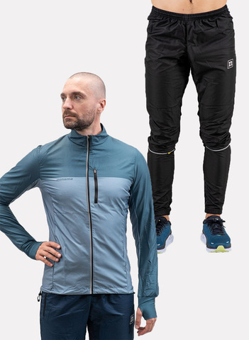Беговой костюм Noname Trail Running Ux Dk Blue/Black