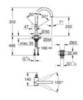 GROHE Atrio 32042003 Смеситель для раковины